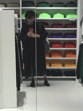 「initial（イニシャル）のアイテム（ハンチング/ベレー帽）」を使った、nicさん（レディース・160cm）の冬コーディネート