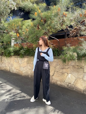 「kastane_ootd」｜「アイテム（サロペット/オーバーオール）」を使った、さとうちひろさん（レディース・162cm）の夏コーディネート