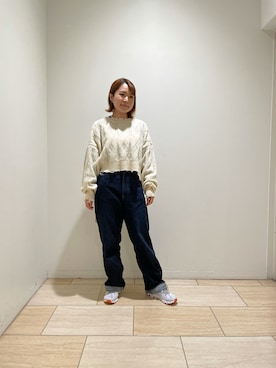 「BEAVER名古屋」｜Renさん（レディース・153cm）の秋コーディネート