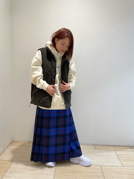 「ABU GARCIA（アブ・ガルシア）のアイテム」を使った、Renさん（レディース・153cm）の秋コーディネート