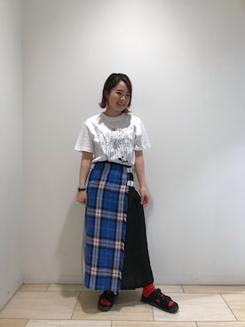 「Yu nagaba」｜Renさん（レディース・153cm）の夏コーディネート