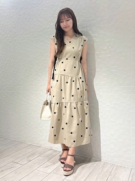 「ONE-PIECE」｜HIROMIさん（レディース・156cm）の夏コーディネート