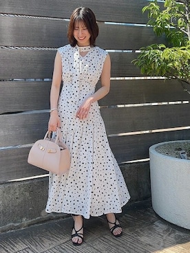 「ボウタイ」｜HIROMIさん（レディース・158cm）の夏コーディネート