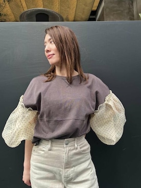 「COEL(コエル)のアイテム」を使った、COELさん(レディース・155cm)の春コーディネート