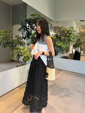 「COEL(コエル)のアイテム」を使った、COELさん(レディース・160cm)の夏コーディネート