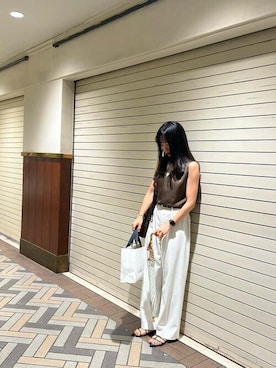 「COEL(コエル)のアイテム」を使った、COELさん(レディース・160cm)の夏コーディネート