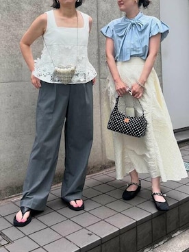 「COEL(コエル)のアイテム」を使った、COELさん(レディース・160cm)の夏コーディネート