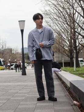 Tsubasa Abeさん（メンズ・171cm）の春コーディネート