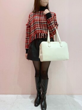 SAMANTHAVEGAStaffさん（レディース・172cm）の冬コーディネート