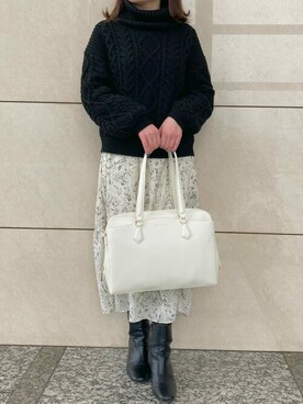 SAMANTHAVEGAStaffさん（レディース・154cm）の冬コーディネート