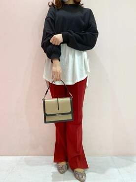 SAMANTHAVEGAStaffさん（レディース・172cm）の冬コーディネート