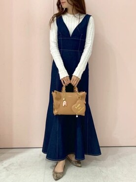 SAMANTHAVEGAStaffさん(レディース・157cm)の春コーディネート