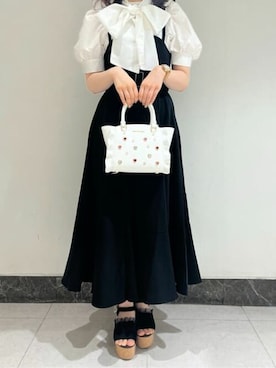 「フラッター」｜SAMANTHAVEGAShopStaffさん（レディース・151cm）の春コーディネート