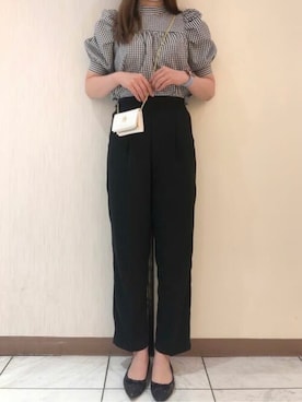 「ミニ財布」｜SAMANTHAVEGAShopStaffさん（レディース・164cm）の春コーディネート