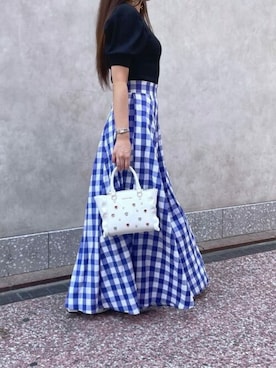 「フラッター」｜SAMANTHAVEGAShopStaffさん（レディース・155cm）の夏コーディネート