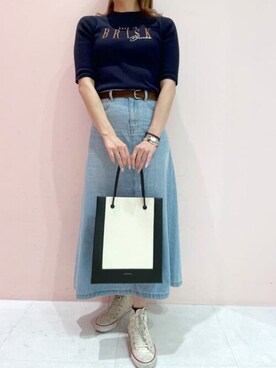SAMANTHAVEGAStaffさん（レディース・160cm）の夏コーディネート