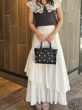 「フラッター」｜SAMANTHAVEGAShopStaffさん（レディース・150cm）の夏コーディネート