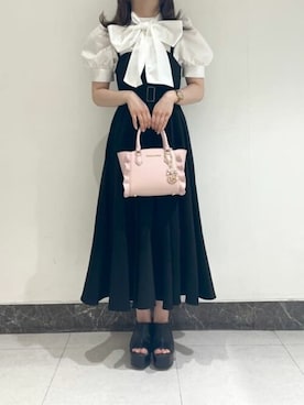 「フラッター」｜SAMANTHAVEGAShopStaffさん（レディース・151cm）の夏コーディネート