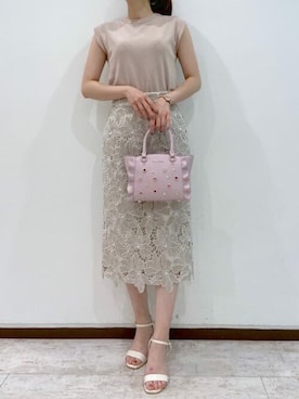 「フラッター」｜SAMANTHAVEGAShopStaffさん（レディース・156cm）の夏コーディネート