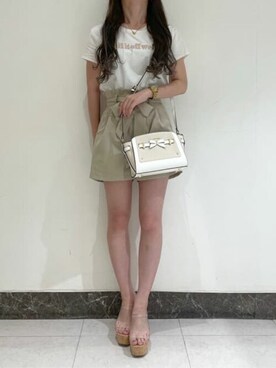 「キャンバス」｜SAMANTHAVEGAStaffさん（レディース・158cm）の夏コーディネート