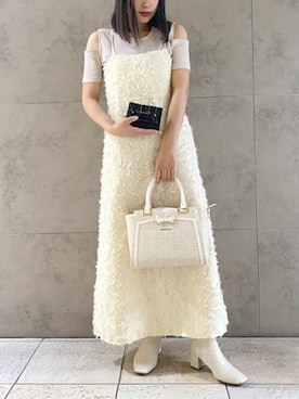 「スパンコール」｜「アイテム（財布/小物）」を使った、SAMANTHAVEGAShopStaffさん（レディース・157cm）の秋コーディネート