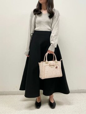 「アクセント」｜SAMANTHAVEGAShopStaffさん（レディース・164cm）の秋コーディネート