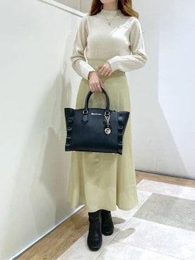 「フラッター」｜SAMANTHAVEGAShopStaffさん（レディース・150cm）の冬コーディネート