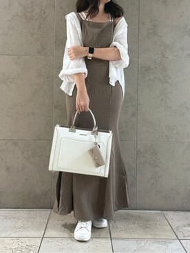 「マーメイドライン」｜SAMANTHAVEGAStaffさん（レディース・163cm）の冬コーディネート