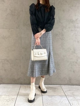 SAMANTHAVEGAStaffさん(レディース・176cm)の冬コーディネート