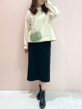 SAMANTHAVEGAStaffさん(レディース・172cm)の冬コーディネート