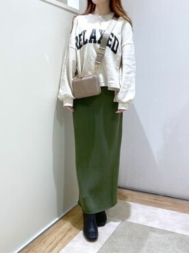 SAMANTHAVEGAStaffさん(レディース・150cm)の冬コーディネート