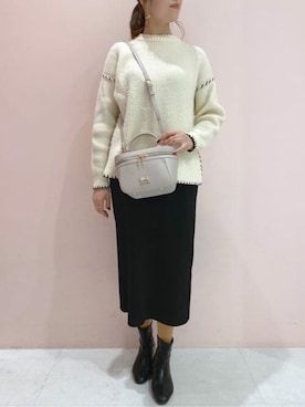 SAMANTHAVEGAStaffさん（レディース・172cm）の冬コーディネート