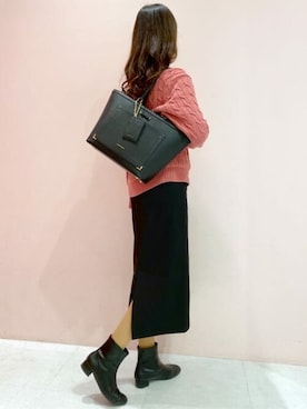 SAMANTHAVEGAStaffさん（レディース・172cm）の冬コーディネート