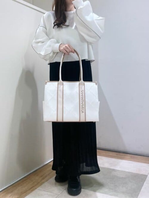 ロゴテープデニム風A4トート（トートバッグ）｜SAMANTHAVEGA