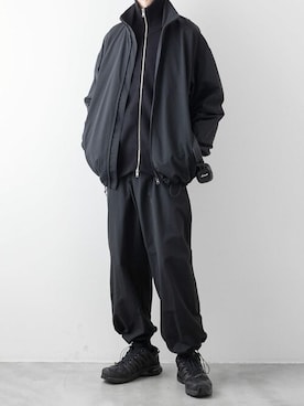 「wrou（ロウ）のアイテム（ジャケット/アウター）」を使った、aoiさん（メンズ・173cm）の秋コーディネート