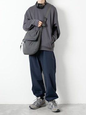 「wrou（ロウ）のアイテム」を使った、aoiさん（メンズ・173cm）の秋コーディネート