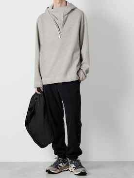 「ATTACHMENT（アタッチメント）のアイテム（その他パンツ）」を使った、aoiさん（メンズ・173cm）の秋コーディネート