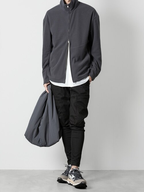 定価3.3万 ATTACHMENT ラバーストレッチツイルイージーカーゴパンツ1 ATTACHMENT｜ラバーストレッチツイル イージーカーゴパンツ