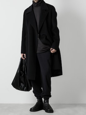 「ATTACHMENT（アタッチメント）のアイテム（その他パンツ）」を使った、aoiさん（メンズ・173cm）の冬コーディネート