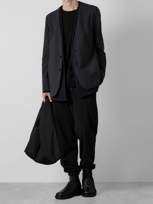 コットンダブルフェイス スリムフィットL/S TEE / COTTON DOUBLE FACE SLIM FIT L/S TEE