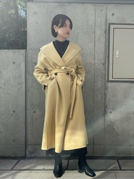 「PUBLIC TOKYO（パブリックトウキョウ）のアイテム（その他アウター）」を使った、nodokaさん（レディース・163cm）の秋コーディネート