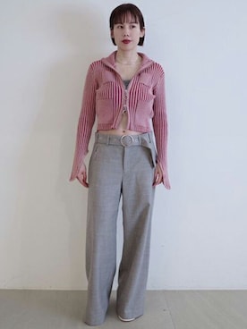 「アイテム（アンサンブル）」を使った、SORINさん（レディース・160cm）の春コーディネート