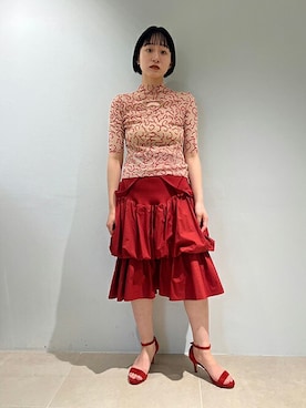 「モックネック」｜SORINさん（レディース・152cm）の春コーディネート