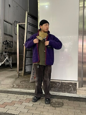「MANASTASH（マナスタッシュ）のアイテム（ジャケット/アウター）」を使った、Turkeyさん（メンズ・173cm）の冬コーディネート