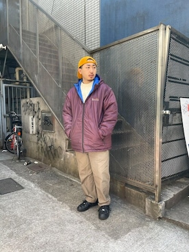 「MANASTASH（マナスタッシュ）のアイテム（ジャケット/アウター）」を使った、Turkeyさん（メンズ・173cm）の冬コーディネート