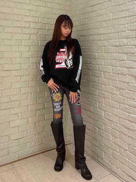 sansanさん（レディース・160cm）の冬コーディネート