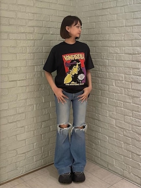 「ロック」｜sansanさん（レディース・160cm）の夏コーディネート