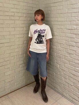 「ロック」｜sansanさん（レディース・160cm）の夏コーディネート