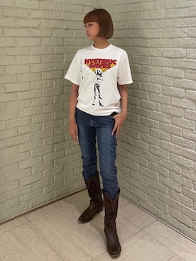 「ロック」｜sansanさん（レディース・160cm）の夏コーディネート