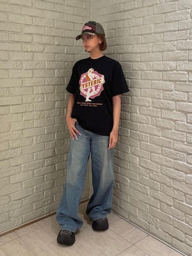 「シャツ 」｜「アイテム（帽子）」を使った、sansanさん（レディース・160cm）の夏コーディネート